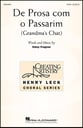 De Prosa com o Passarim SA choral sheet music cover